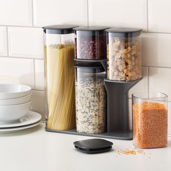 3 Or 5 Piece Storage Container Set With Stand