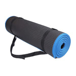 Balancefrom Gofit All Purpose 10mm Extra Thick High Density Anti Slip Exercise Pilates Yoga Mat With Carrying Strap