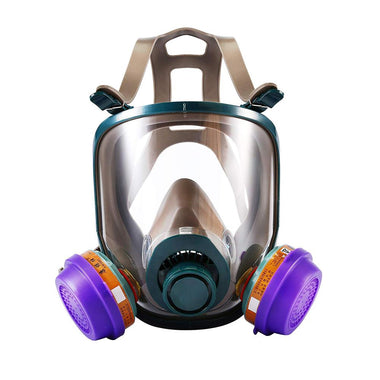 Holulo Full Face Respirator With Filter Cartridge Protection Industrial Grade Quality Organic Vapor Respiratory Protection Safety Mask