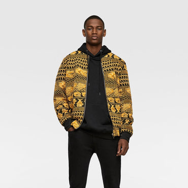 Jacquard Bomber Jacket