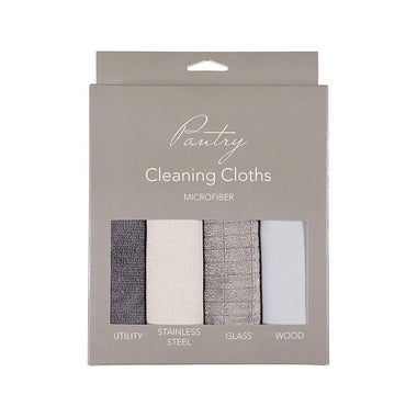 Kaf Home Pantry Multipurpose Microfiber Textured Cleaning Cloth 4 Pack 15 X 18 Inch