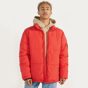 Puffer Jacket With Contrast Trims
